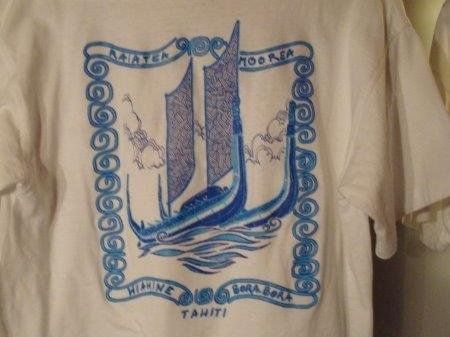 ❗Jetzt = 21.- Fr❗T`Shirt, BORA BORA  w`schönes Rückensujet !